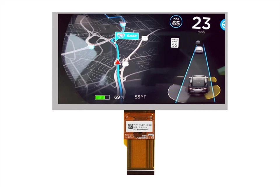 6.92 Inch 1280x720 Dune Buggy Use TFT LCD Module